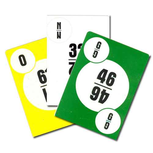 G489 Standard Bingo Flash Cards