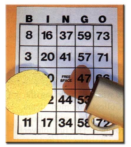 G398 Laminated Extra Jumbo Bingo Cards