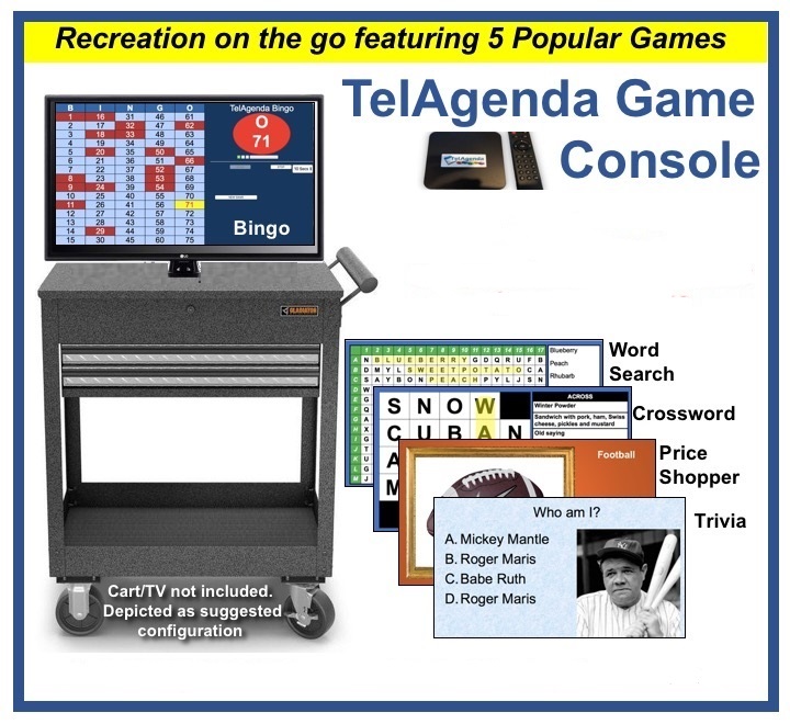 P900BTC TelAgenda Game Arcade w/ Bingo